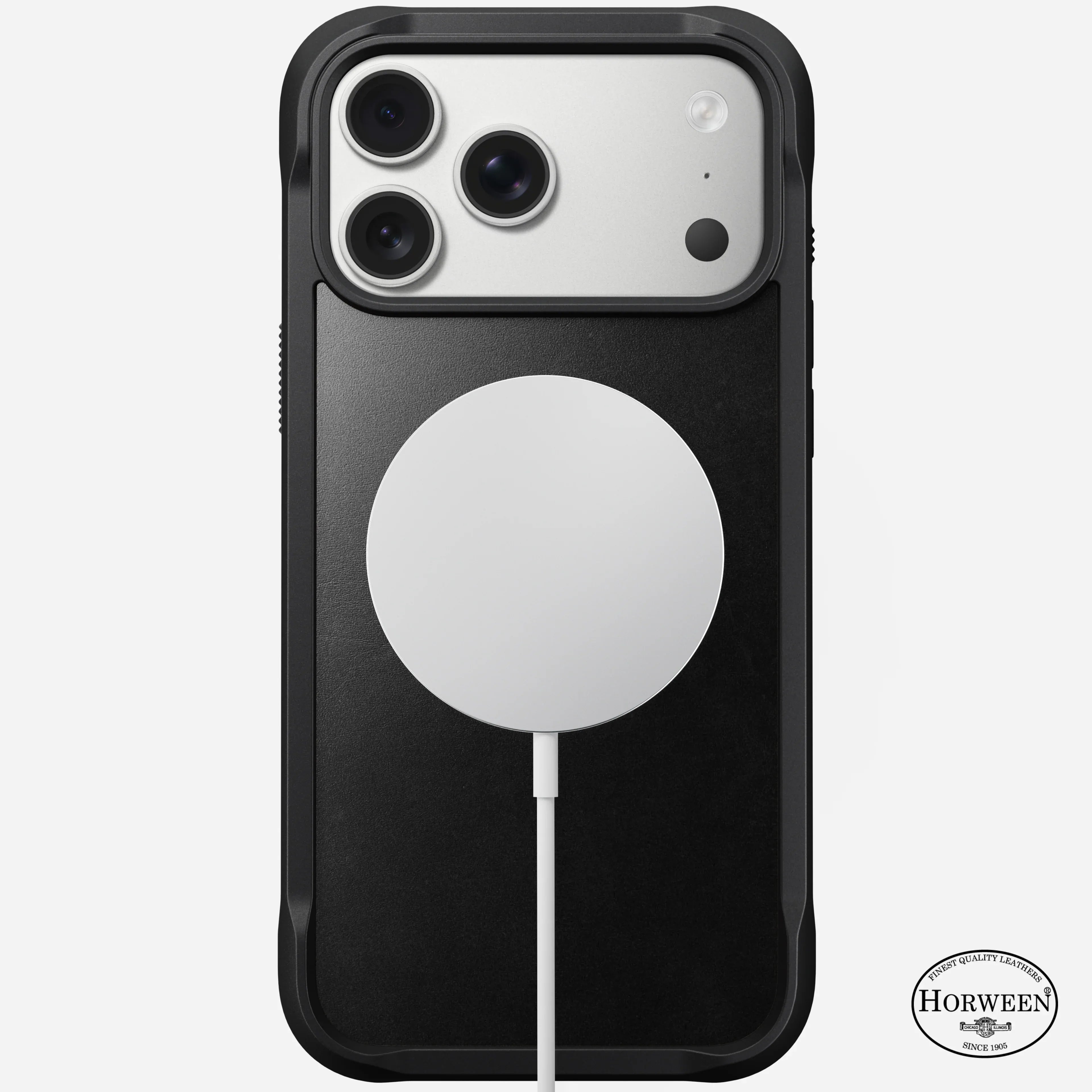Magnetic Leather Back